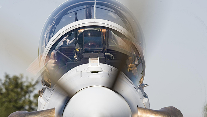 A Lebanese A-29 Super Tucano student pilot from the 81st Fighter Squadron, conducts the first ‘in-seat’ training sortie, March 22, 2017, at Moody Air Force Base, Ga. The program began in March 2017 and is designed to ensure the Lebanon air force receives the support and training needed to safely and effectively employ the A-29 Aircraft. (U.S. Air Force photo by Senior Airman Ceaira Young)